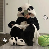 Combinaison pyjama femme panda
