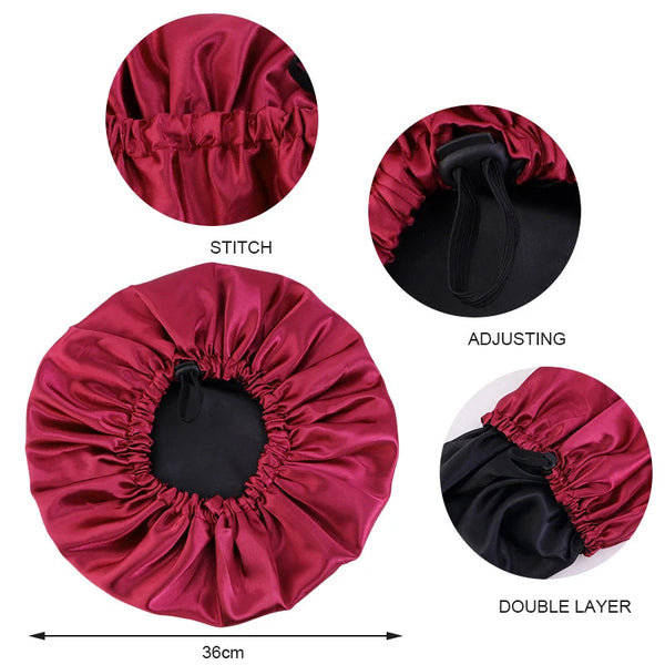 Bonnet de nuit chaud
 rose rouge
