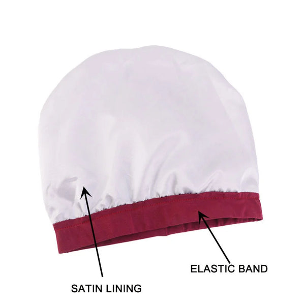 Bonnet de nuit chimio
 blanc