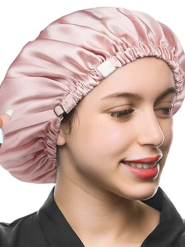 Bonnet de nuit femme rose