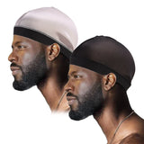 Bonnet de nuit homme chauve noir et noir gris
