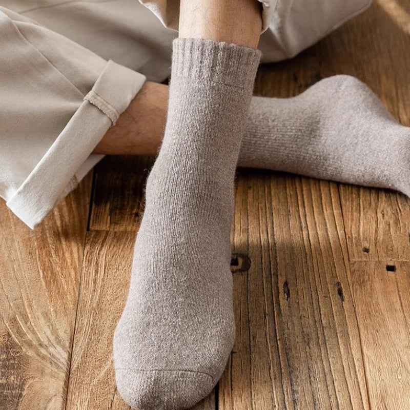 Chaussette de nuit en laine hommes ou femmes kaki
