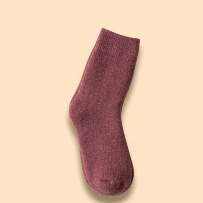 Chaussette de nuit en laine hommes ou femmes violet