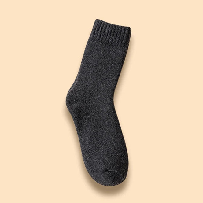 Chaussette de nuit en laine hommes ou femmes noire