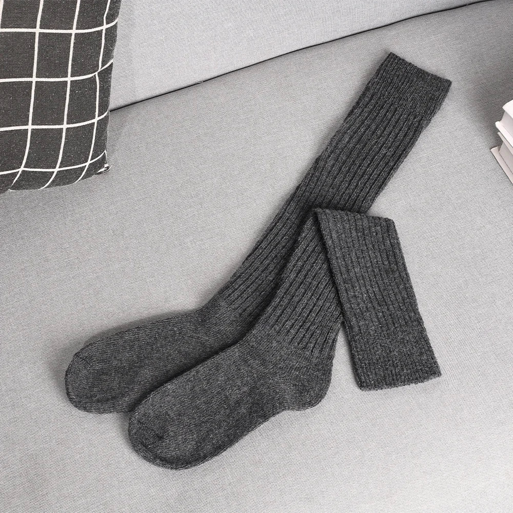 Chaussettes nuit femme grises