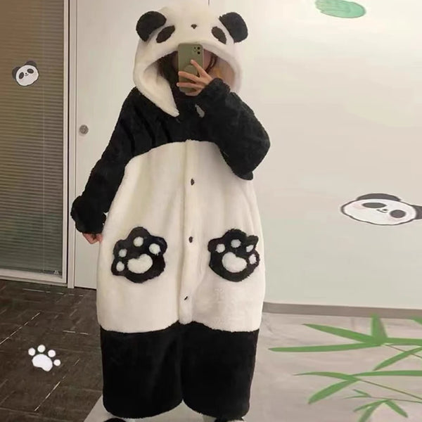 Combinaison pyjama femme panda
 robe seulement