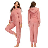 Combinaison pyjama femme pilou pilou rose
