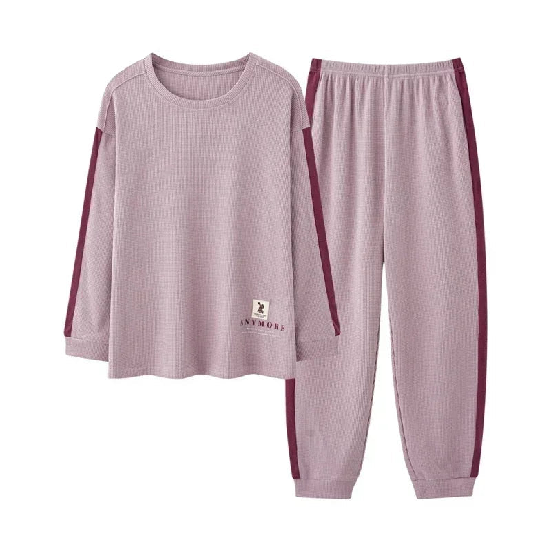 Ensemble pyjama en coton  rose