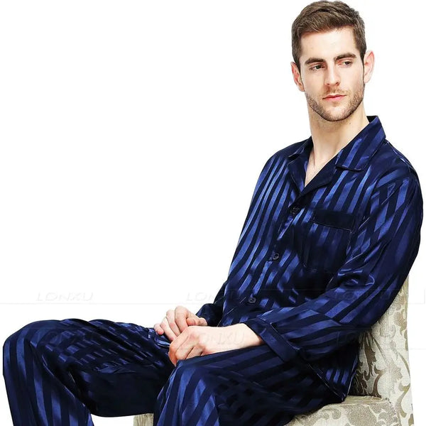 Pyjama satin homme luxe