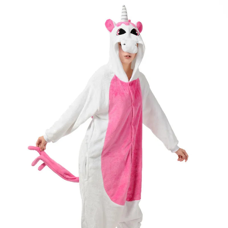 Combinaison pyjama licorne femme