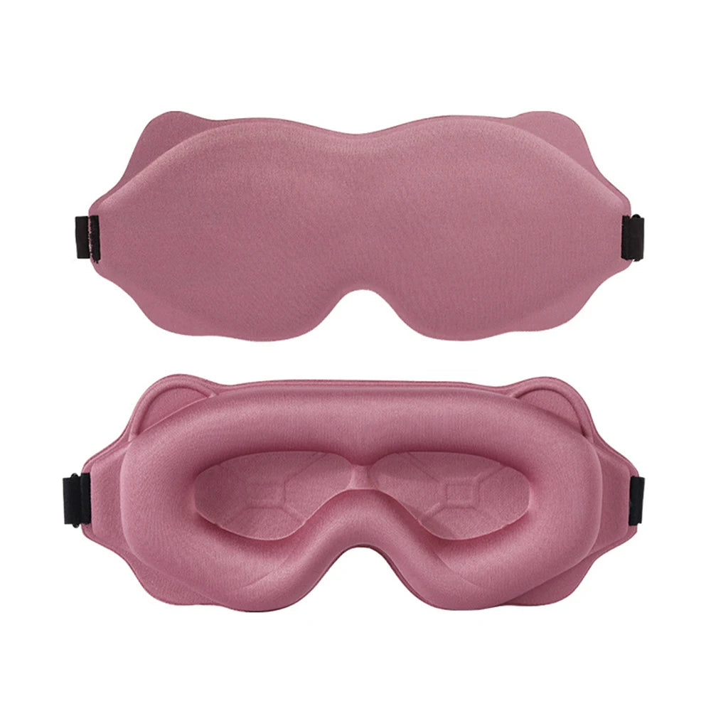 Masque de sommeil 3D rose