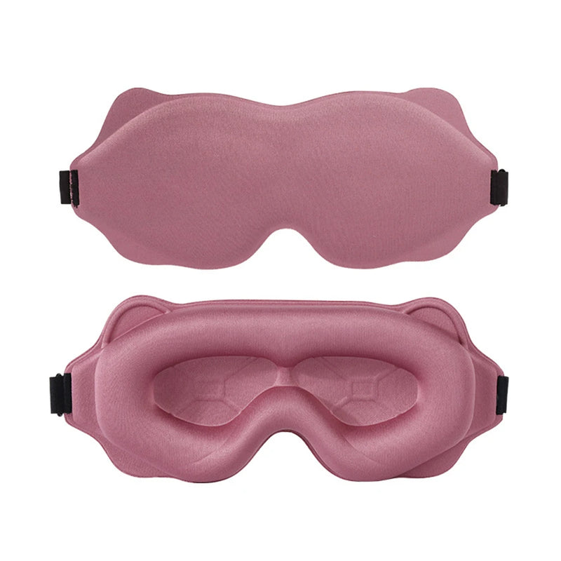 Masque de sommeil 3D rose