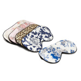 Masque de sommeil en soie
 avec dessins de fleurs