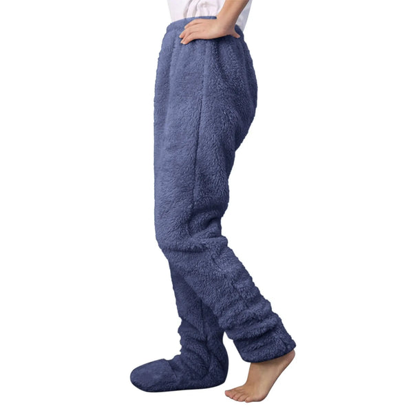 Pantalon pyjama pilou femme
 bleu
