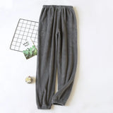 Pantalon pyjama polaire homme
 gris