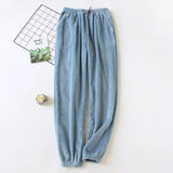 Pantalon pyjama polaire homme
 bleu