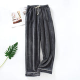Pantalon pyjama polaire homme
 gris