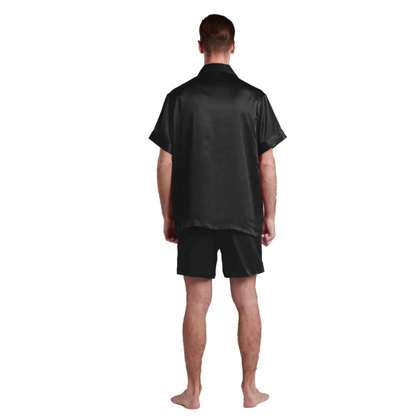 Pyjama en soie noir