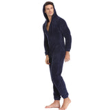 Pyjama grenouillère homme bleu marine