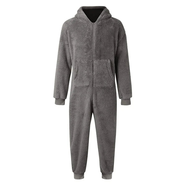 Pyjama homme en laine polaire
 gris