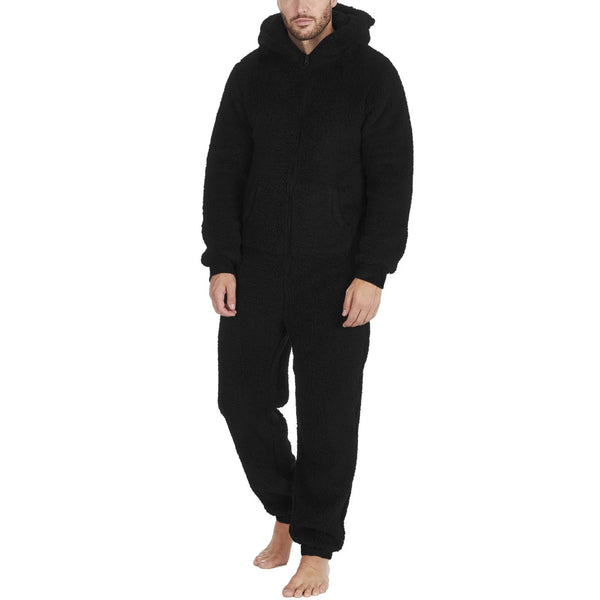 Pyjama homme en laine polaire
 noir