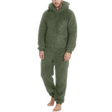 Pyjama homme en laine polaire
 vert