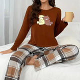 Pyjama imprimé carreaux 