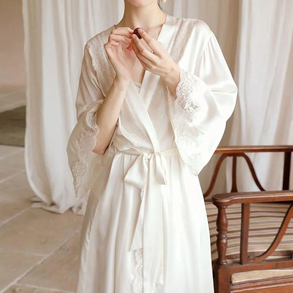 ensemble 
pyjama luxe pour femme blanc