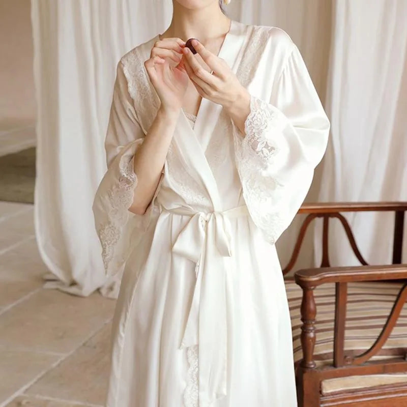 ensemble 
pyjama luxe pour femme blanc