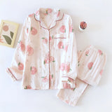 Pyjamas femme chaud printemps rose 