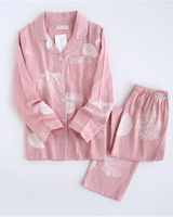 Pyjamas femme chaud printemps rose