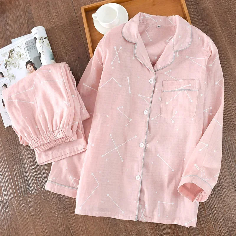 Pyjamas femme chaud printemps ROSE