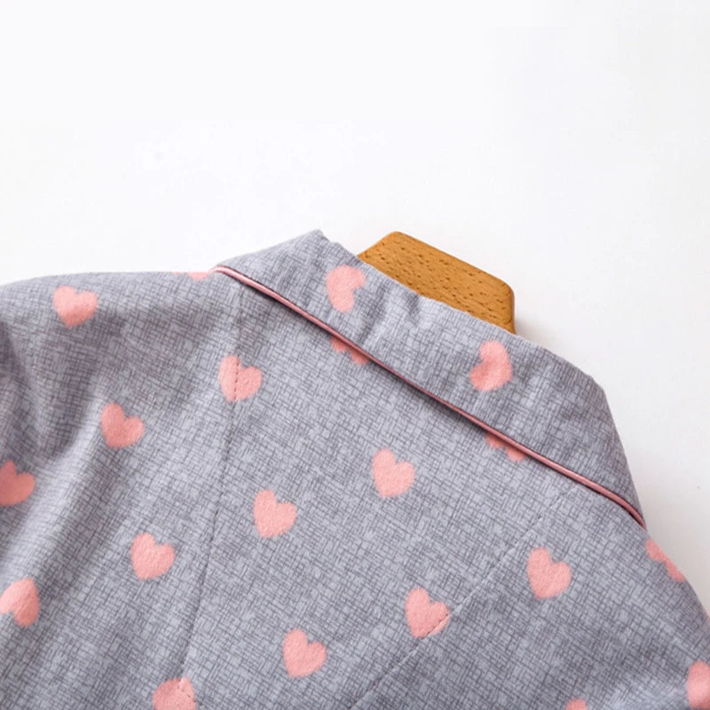 Robe de chambre à bouton femme bleu ciel rose