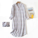 Robe de chambre à bouton femme imprimé gris
