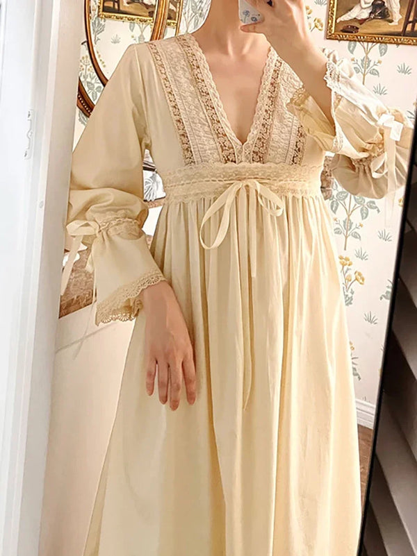 Robe de chambre femme ancienne BEIGE