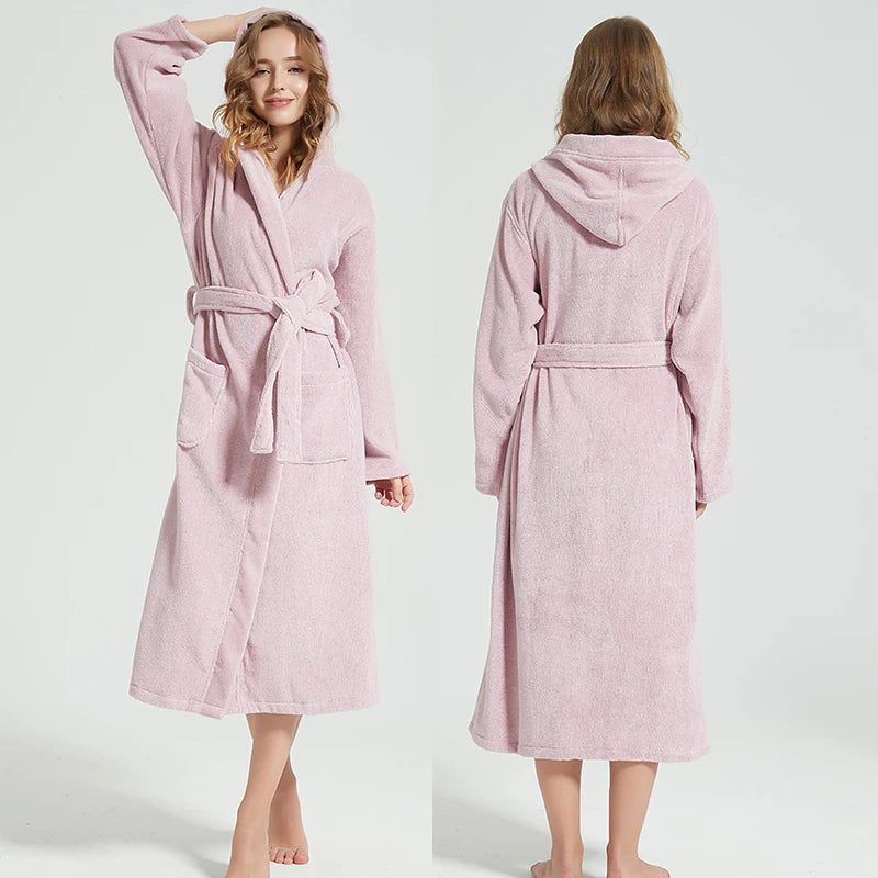 Robe de chambre femme violet clair