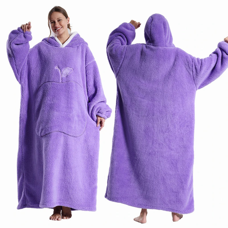 Robe de chambre femme polaire grande taille