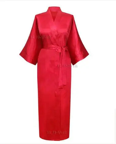 Robe de chambre femme satin polaire
 rouge