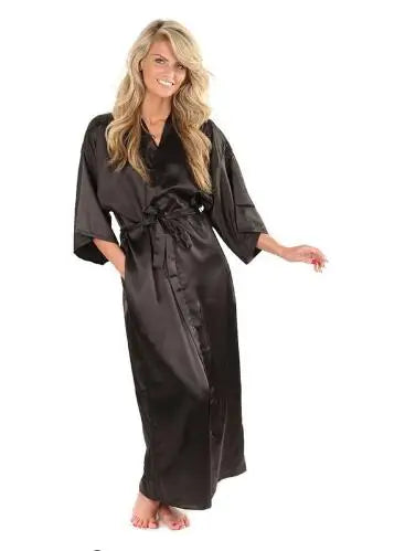 Robe de chambre femme satin polaire
 noire