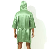 Robe de chambre homme légère  vert clair