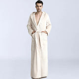 Robe de chambre homme longue beige
