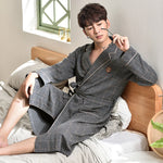 Robe de chambre homme style anglais - Vignette | Nuitalia TM