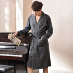 Robe de chambre homme style anglais - Vignette | Nuitalia TM