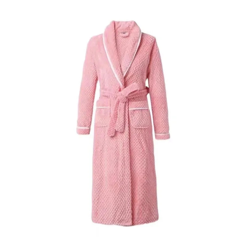 Robe de chambre homme velours rose 