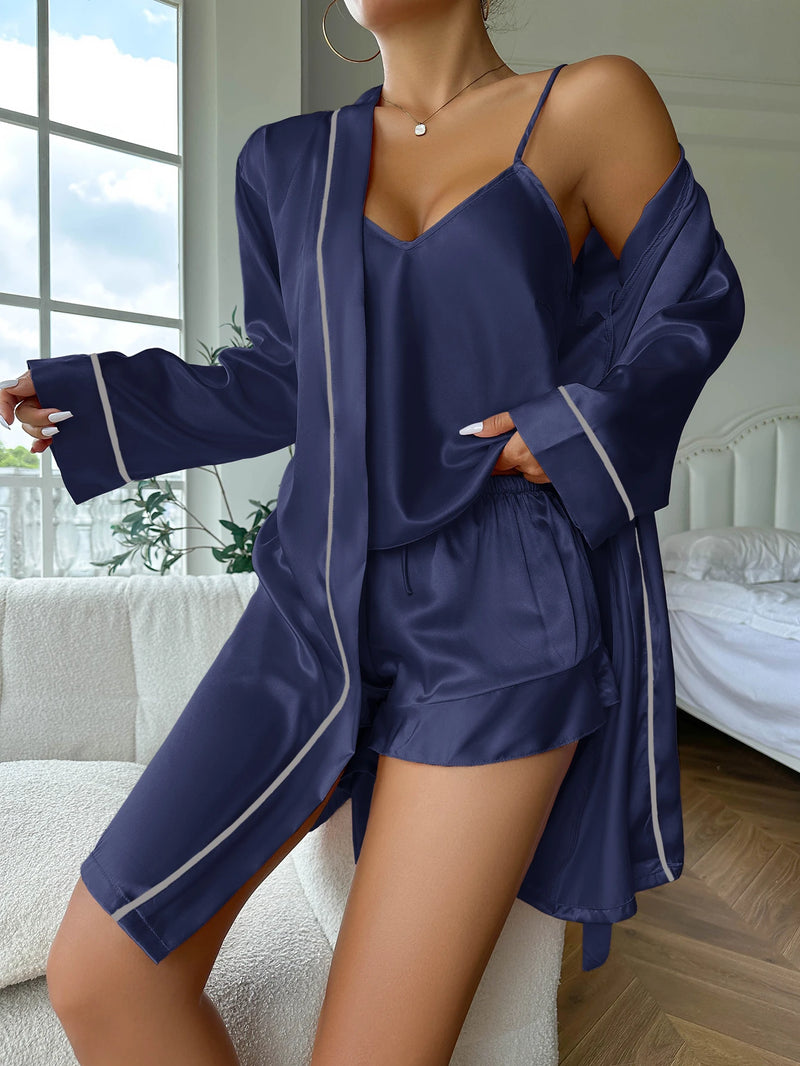 Ensemble pyjama femme satin