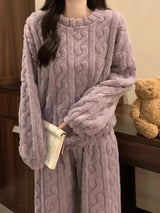 Pyjama pilou pilou femme 2 pieces
 violet