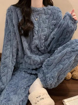 Pyjama pilou pilou femme 2 pieces
bleu