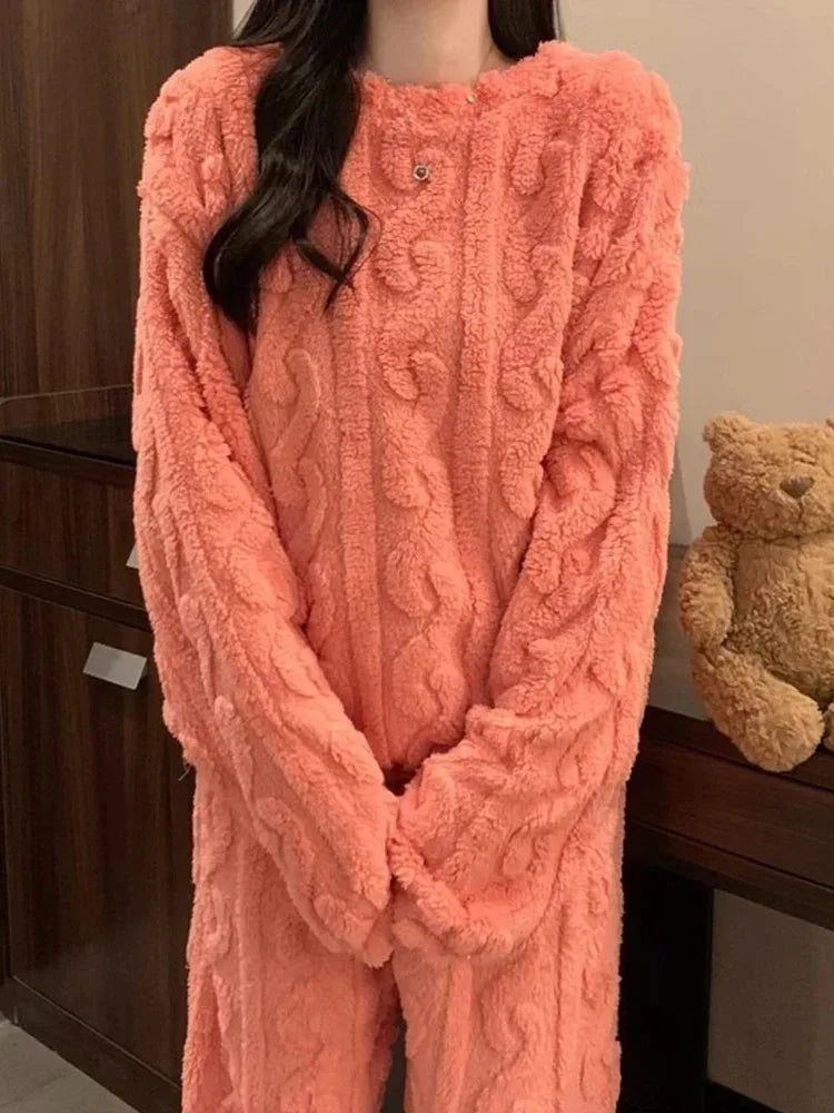 Pyjama pilou pilou femme 2 pieces
 rose