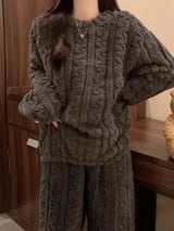 Pyjama pilou pilou femme 2 pieces
 gris