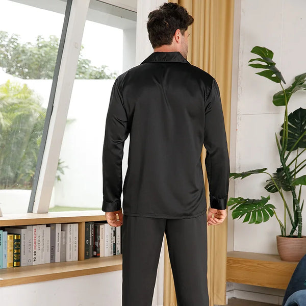 Pyjama satin noir
